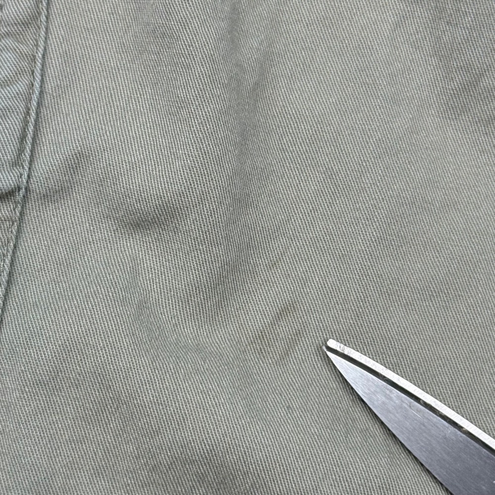 VTG Y2K Aeropostale 7/8 Green Cargo Pants Wide Leg Utility Baggy Steetwear - Picture 5 of 12